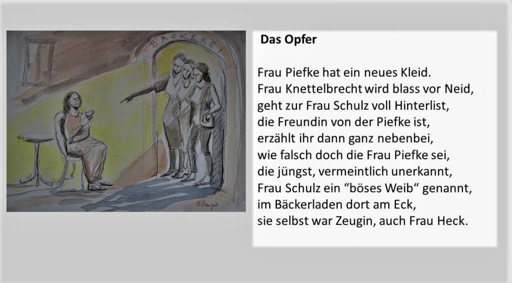 Das Opfer - Gedichte von Berndt Baumgart