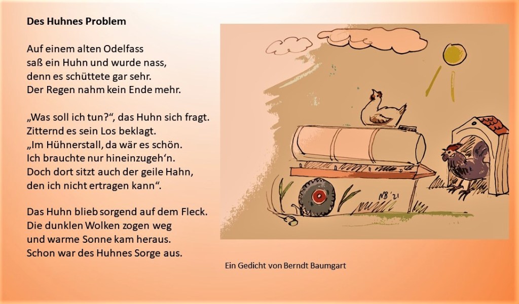 Illustrierte Gedichte von Berndt Baumgart